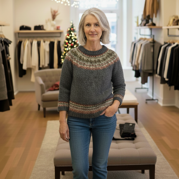 Eleanor | Heritage Nordic Knit Sweater