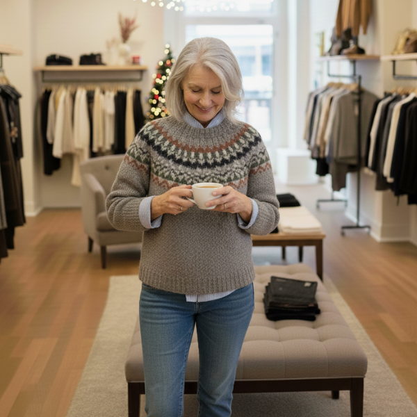 Eleanor | Heritage Nordic Knit Sweater