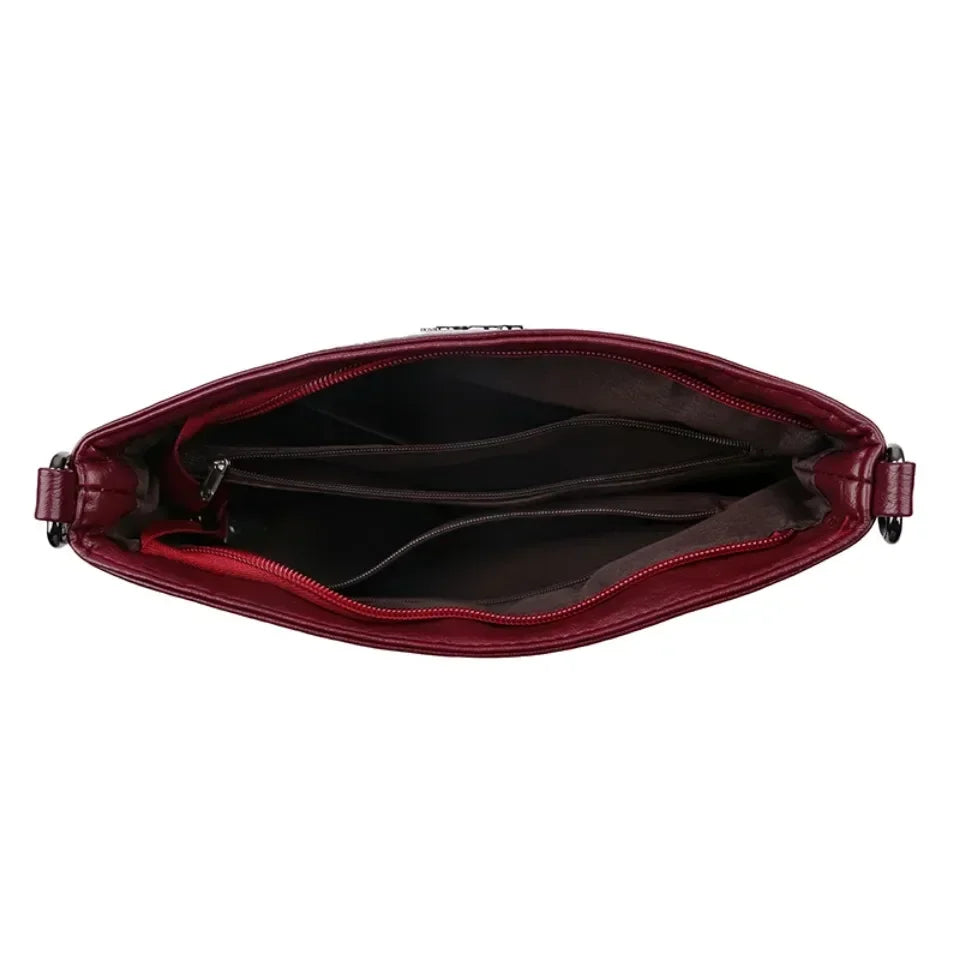 Designer Leather Crossbody Bag (Buy 1 Get 1 Free)