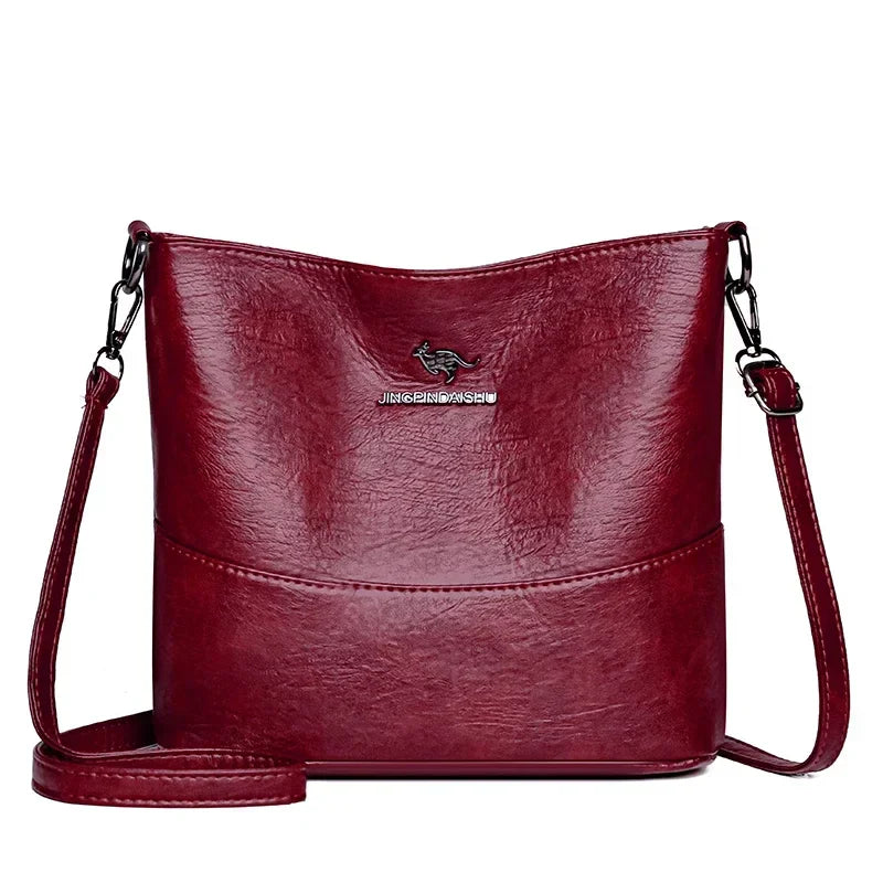 Designer Leather Crossbody Bag (Buy 1 Get 1 Free)