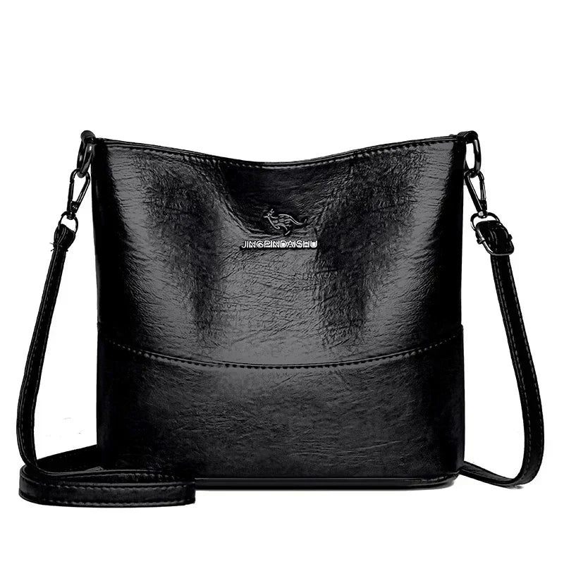 Bolso bandolera de piel de diseñador
