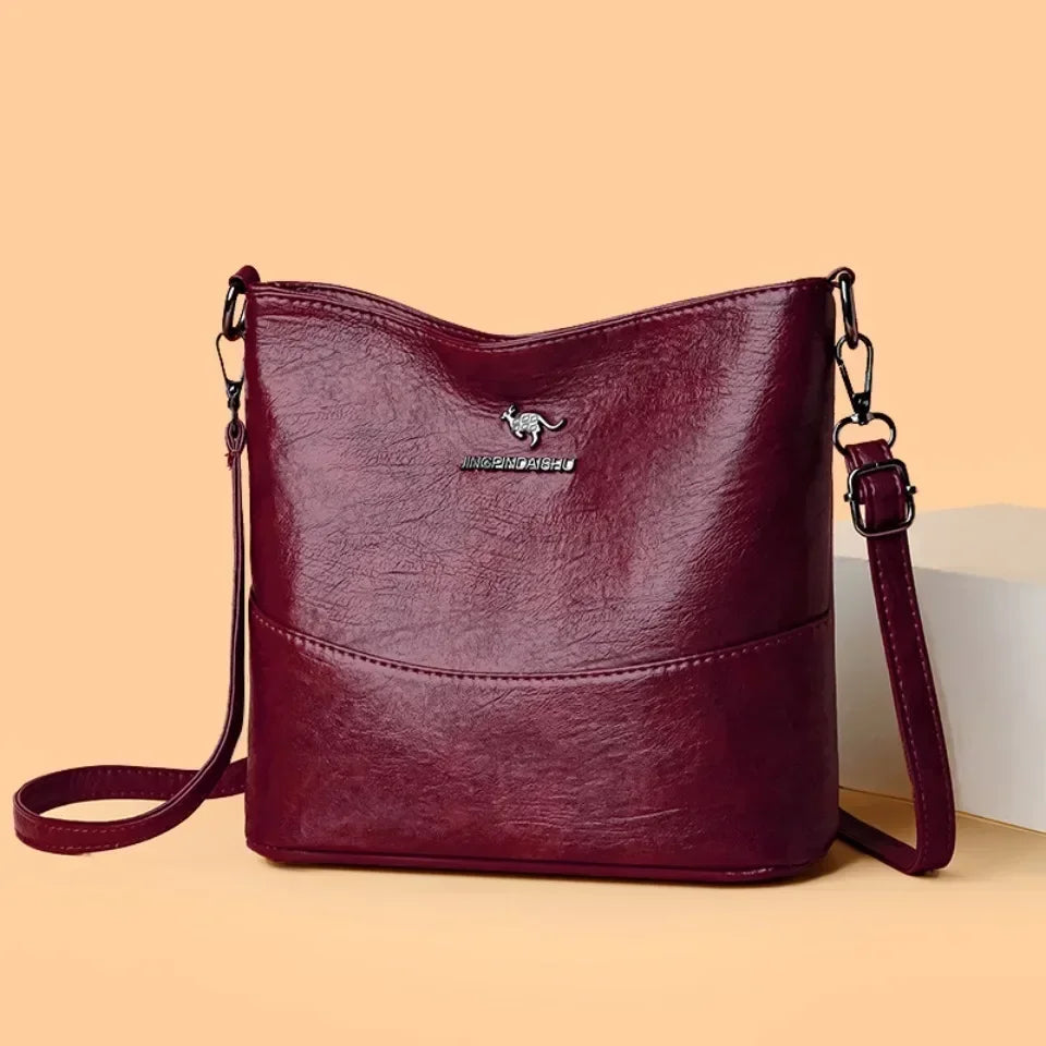 Designer Leather Crossbody Bag (Buy 1 Get 1 Free)