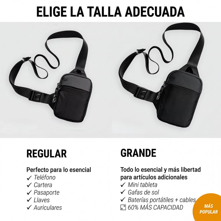 Bolso bandolera de viaje