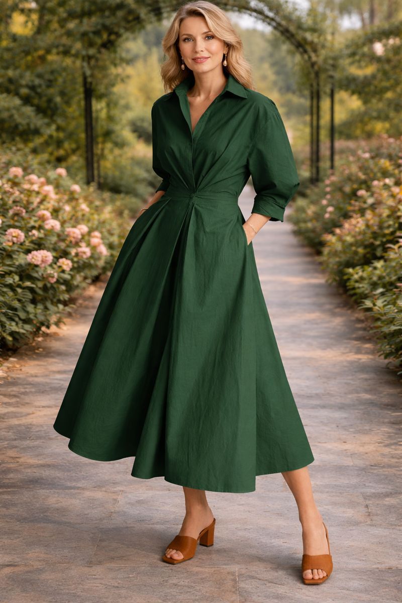 Monroe | Flowing wrap front maxi dress