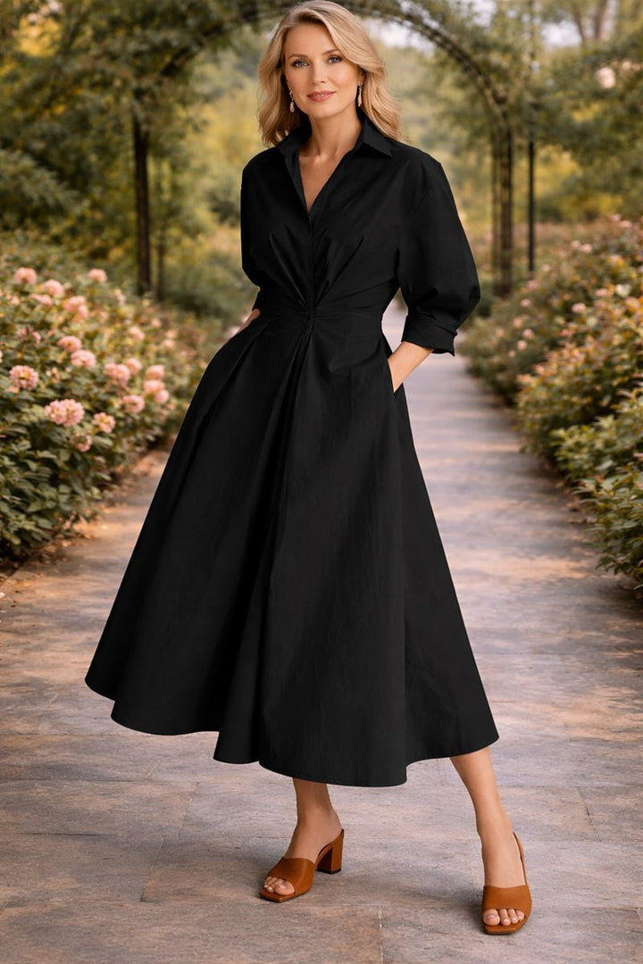 Monroe | Flowing wrap front maxi dress